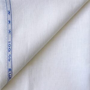 white pant made from premium-quality fabric,